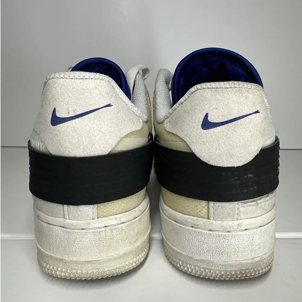 Nike Air Force 1 Low Drop Type Sneakers White Size 6Y W 7.5 M 6 Leather BQ4793